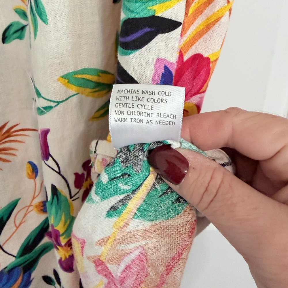 RACHEL Rachel Roy Multicolor Floral Blouse - Picture 5 of 5